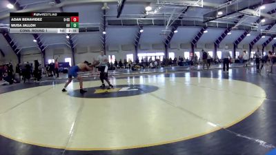 133 lbs Cons. Round 1 - Adan Benavidez, Unattached - Kent State vs Musa Jalloh, Ohio University