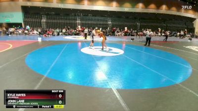 150 lbs Prelim - John Lane, University Prepatory School vs Kyle Hayes, Calaveras