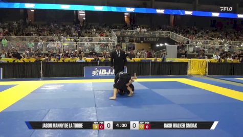 Kash Walker Smoak vs Jason Manny De La Torre 2025 Pan Kids Jiu-Jitsu IBJJF Championship