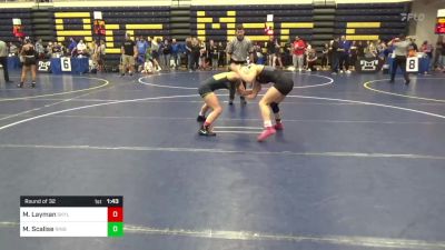 118 lbs Round Of 32 - Morgan Layman, Skyline-VA vs Mia Scalise, Ringgold