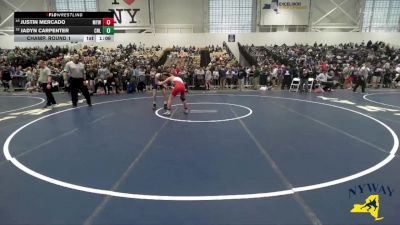 124 lbs Champ. Round 1 - Justin Mercado, Midlakes Youth Wrestling vs Jadyn Carpenter, Club Not Listed