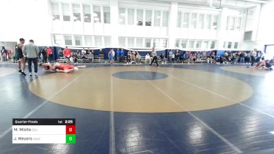 285 lbs Quarterfinal - Mike Misita, Ohio State vs John Meyers, Unattached- Clarion