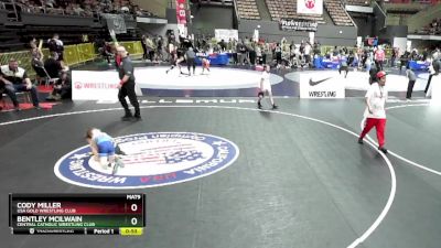 62 lbs Cons. Round 4 - Bentley McIlwain, Central Catholic Wrestling Club vs Cody Miller, USA Gold Wrestling Club