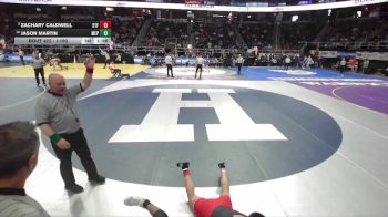 I-190 lbs Quarterfinal - Jason Martin, Mepham vs Zachary Caldwell, St. Francis