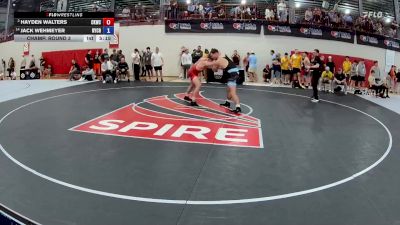 92 kg Champ. Round 3 - Hayden Walters, Cliff Keen Wrestling Club vs Jack Wehmeyer, New York City RTC