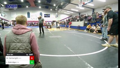 49 lbs Consi Of 4 - Waylon Cartwright, Keystone Wrestling Club vs Lincoln Eskridge, Bristow Youth Wrestling