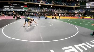 5A 165 lbs Cons. Round 2 - Bennett Ham, Dallas Highland Park vs Preston Kepler, Comal Smithson Valley