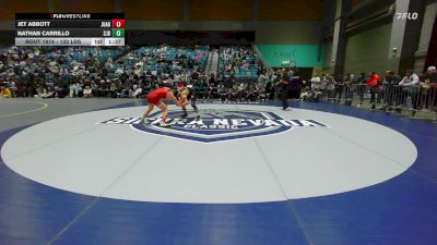132 lbs Consolation - Jet Abbott, Juab vs Nathan Carrillo, St John Bosco