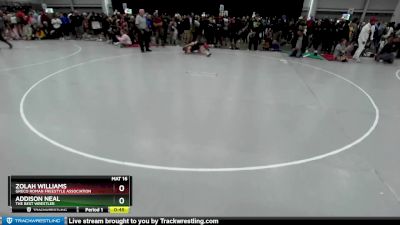 95 lbs Quarterfinal - Addison Neal, The Best Wrestler vs Zolah Williams, Greco Roman Freestyle Association