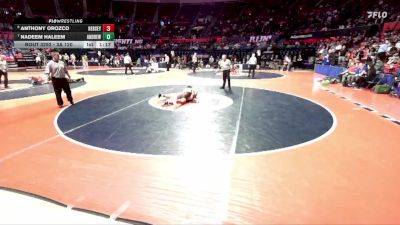 3A 120 lbs Cons. Round 3 - Anthony Orozco, Arlington Heights (Hersey) vs Nadeem Haleem, Tinley Park (Andrew)