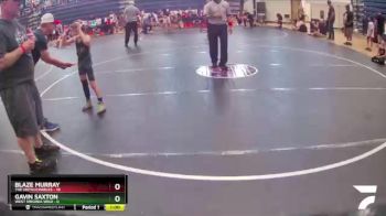 55 lbs Round 5 (8 Team) - Gavin Saxton, West Virginia Wild vs Blaze Murray, The Untouchables