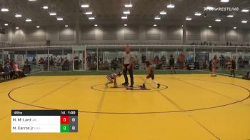 46 lbs Quarterfinal - Myles McGinnis-Lard, Iowa Blue vs Matthew Cerros Jr, Elite Athletic Club Stars