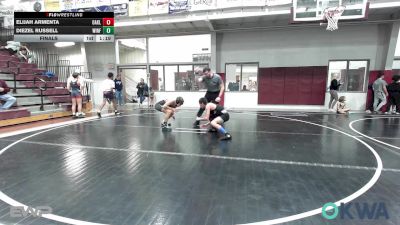 110 lbs Final - Elijah Armenta, Oakley Wrestling Club vs Diezel Russell, Winfield Youth Wrestling