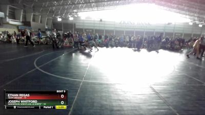 130 lbs Champ Round 1 (16 Team) - Joseph Whitford, Sanderson Wrestling Academy vs Ethan Regas, Team Oregon