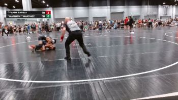 100 lbs Round 2 - **Andy Barela, Top Rank Hammers vs Matthew **Martinez, Treehouse Wrestling Academy