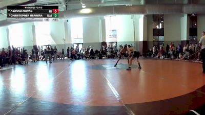 120 lbs Champ. Round 1 - Carson Fulton, Nova WC vs Christopher Herrera, FCA Hurricanes
