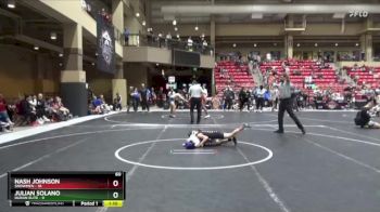 60 lbs Round 5 (6 Team) - Nash Johnson, $nowmen vs Julian Solano, Duran Elite