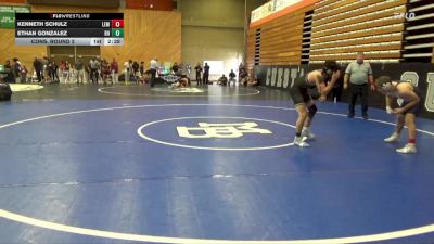 141 lbs Cons. Round 2 - Kenneth Schulz, Lemoore College vs Ethan Gonzalez, Rio Hondo College