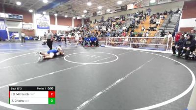 170 lbs Cons. Round 6 - David Mitrovich, Eastlake vs Zach Chavez, Sonora (La Habra)