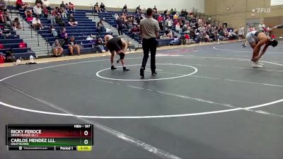 197 lbs Cons. Round 4 - Ricky Feroce, Simon Fraser (B.C.) vs Carlos Mendez Lll, Unattached