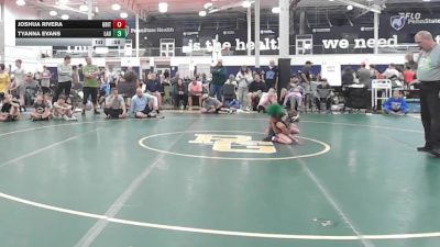 64 lbs Final - Joshua Rivera, Grit Mat Club - K6 vs Tyanna Evans, Launch Wrestling Academy - K6