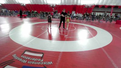 120 lbs Round 4 - Emjay Neumann, Team Nazar Training Center vs Madalynne Gosda, Mauston