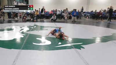 65 lbs Consi Of 8 #1 - Taze Daniels, AZ vs Grayson LaGrow, MI