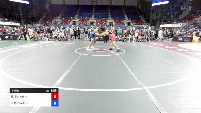 215 lbs Rnd Of 128 - Gavin Barker, MO vs Christian Clark, TX