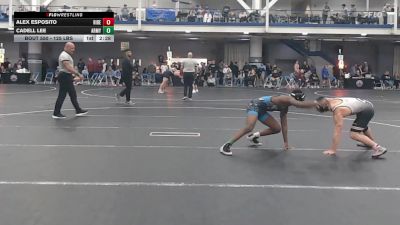 125 lbs Consi Of 16 #2 - Alex Esposito, Rider vs Cadell Lee, Army Prep - UnAttached