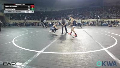 88 lbs Round Of 16 - Daeton Brown, Shelton Wrestling Academy vs Ean Howard, Vinita Kids Wrestling