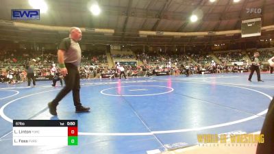 67 lbs Quarterfinal - Logan Linton, Force Elite vs Lincoln Foss, Pursuit