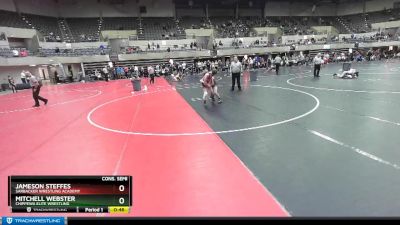 90 lbs Cons. Semi - Jameson Steffes, Sarbacker Wrestling Academy vs Mitchell Webster, Chippewa Elite Wrestling