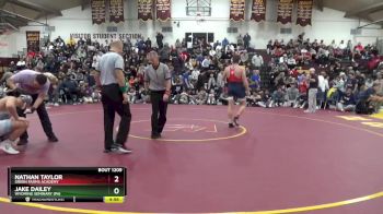 190 lbs Semifinal - Nathan Taylor, Green Farms Academy vs Jake Dailey, Wyoming Seminary (PA)