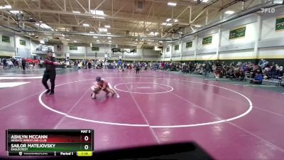 91 lbs Round 2 - Sailor Matejovsky, Eaglecrest vs Ashlyn McCann, Heights Wrestling Club