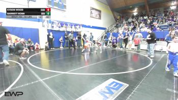 55 lbs Semifinal - Kyson Wood, Cushing Tigers vs Barrett Robb, IRONMEN Wrestling Club