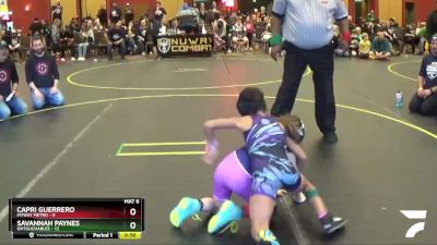 58 lbs Round 3 (6 Team) - Capri Guerrero, MYWAY Metro vs Savannah Paynes, Untouchables