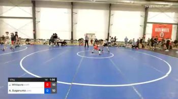 51 kg Prelims - John Whitacre, Wyoming Valley RTC White vs Aiden Suganuma, Gunston Wrestling Club