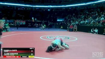 125 lbs Quarterfinal - Isabella Ciotti, Arvada vs Claire Donahue, Discovery Canyon