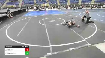 73 lbs Rr Rnd 3 - Jackson Mills, Grindhouse WC vs Tyson Coleman, Colorado Outlaws