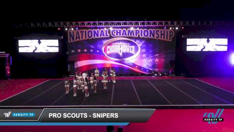 Pro Scouts - Snipers [2022 L1.1 Youth - PREP - D2 - B Day 1] 2022 American Cheer Power Southern Nationals DI/DII