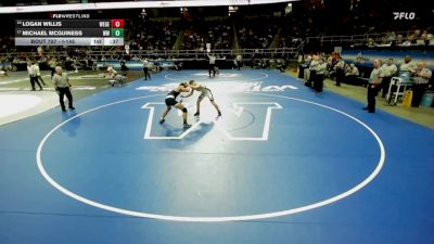 I-145 lbs Cons. Round 4 - Michael McGuiness, Walt Whitman vs Logan Willis, West Genesee