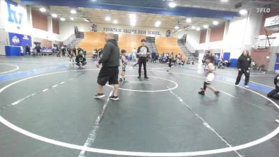 58-63 lbs Round 1 - Jaysay Bostick, Ridgecrest Wrestling Club vs Paul Casas, Engage