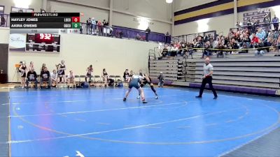 110 lbs Quarterfinals (8 Team) - Akira Owens, Oglethorpe County vs Hayley Jones, Long County