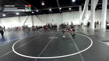 83 lbs Quarterfinal - Landon Caro, Team Aggression vs Elijohn Baptista, Golden Backs MRTC