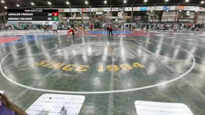 112 lbs Semifinal - Brennli Wilkens, Hazen Wrestling Club vs Annalee Pierson, Sturgis Youth Wrestling