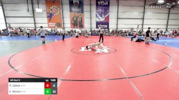 120 lbs Rr Rnd 3 - Riley Oakes, Buffalo Valley White vs Easton Moran, Attrition Wrestling White