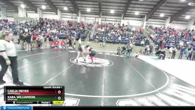 110 lbs Champ. Round 1 - Kara Williamson, Westlake vs Caelia Meyer, Grantsville