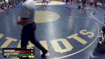 155 lbs Champ. Round 2 - Nicholas Quiroz, Palo Alto vs Jacob Perez, Amateur Wrestling Academy