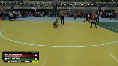 75 lbs Cons. Round 2 - Max Wollersheim, Mosinee Youth Wrestling vs Samuel Orozco, LAW