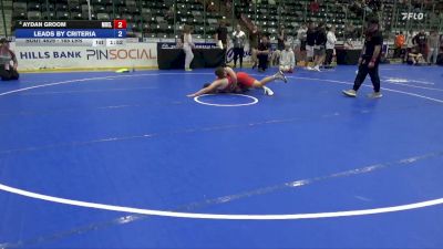 165 lbs Cons. Semis - Aydan Groom, Moyer Elite vs Preston Hunter, Dubuque Wrestling Club